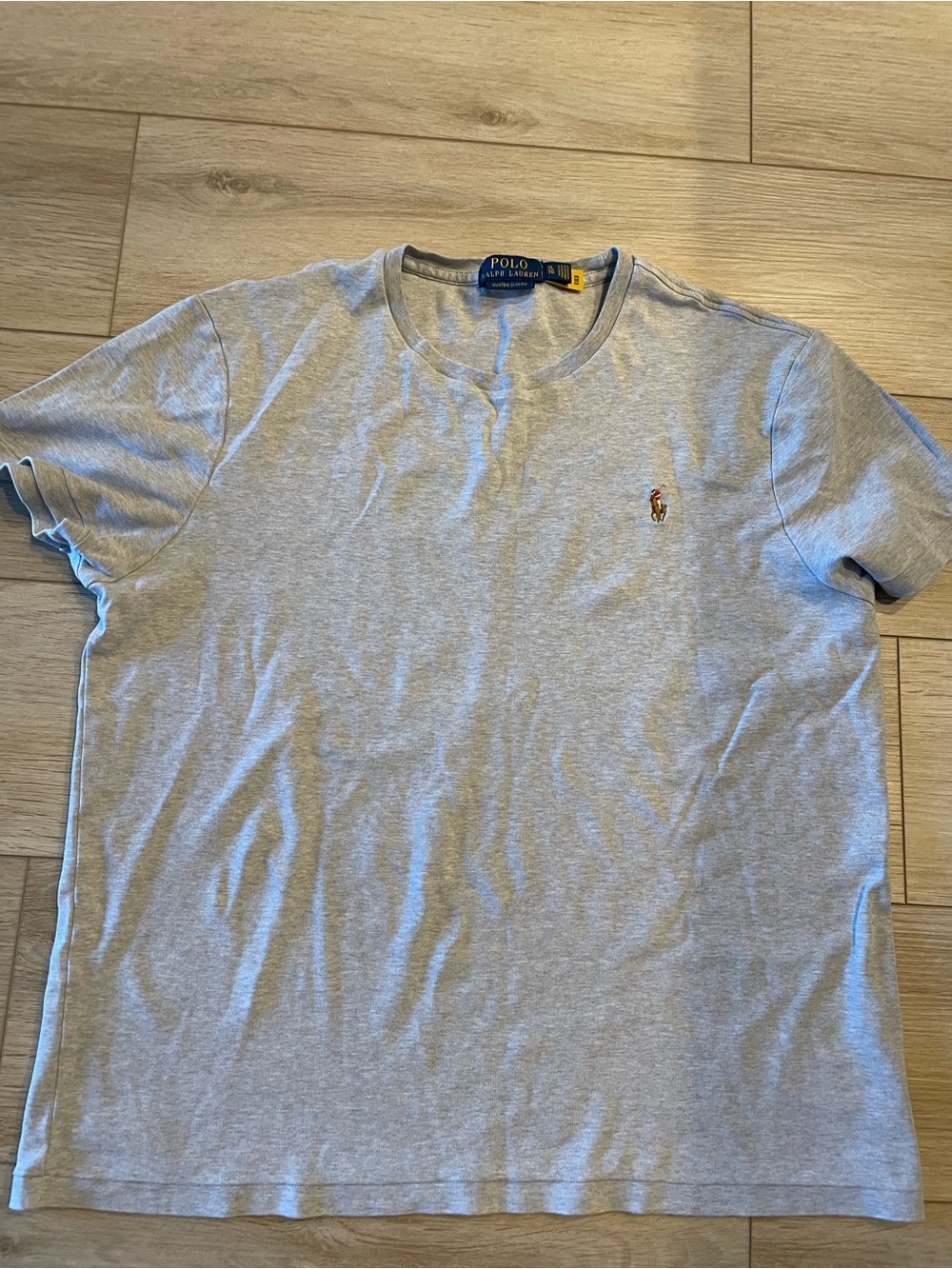 Polo by Ralph Lauren Men's Light Gray Crewneck Tee size XL